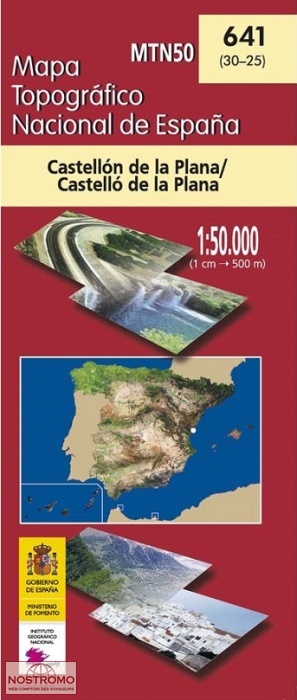 641 CASTELLÓN DE LA PLANA/CASTELLÓ DE LA PLANA | carte topographique CNIG