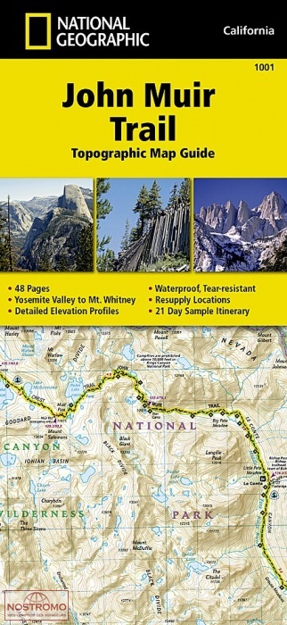 JOHN MUIR TRAIL | National Geographic hiking mapguide
