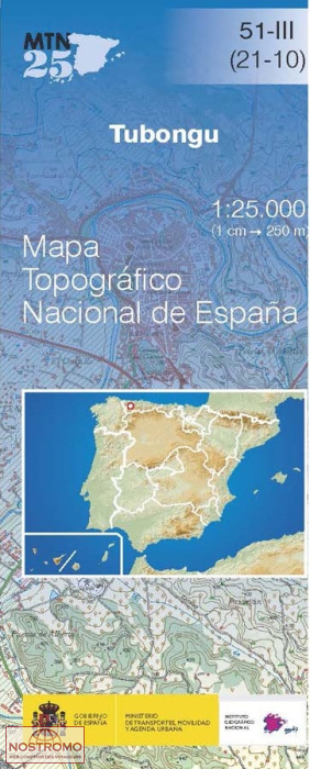 051-3 TUBONGU | carte topographique CNIG