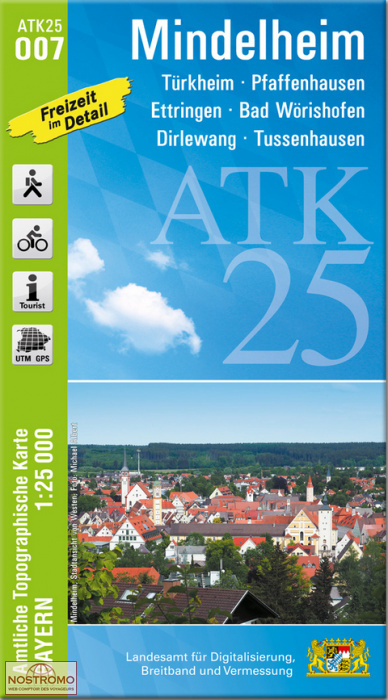 ATK25 - O07 MINDELHEIM | LDBV hiking map