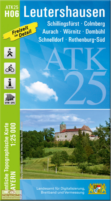 ATK25 - H06 LEUTERSHAUSEN | LDBV hiking map