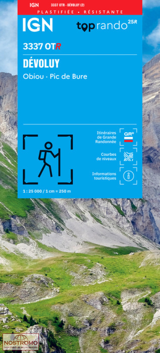 3337OTR DÉVOLUY | IGN hiking map