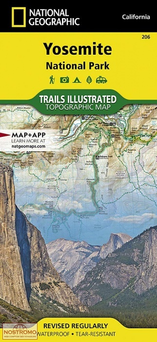 YOSEMITE NATIONAL PARK | National Geographic hiking map