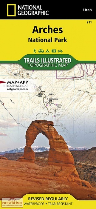 ARCHES NATIONAL PARK | National Geographic hiking map