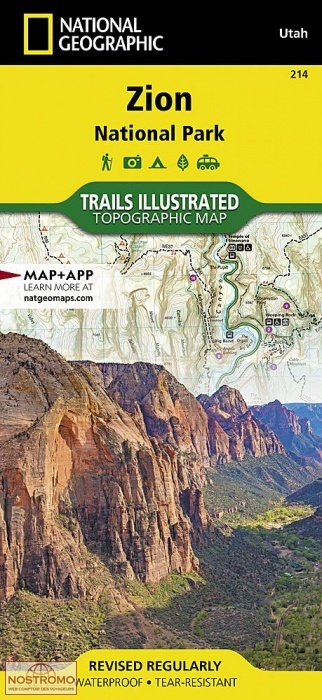 ZION NATIONAL PARK | National Geographic hiking map