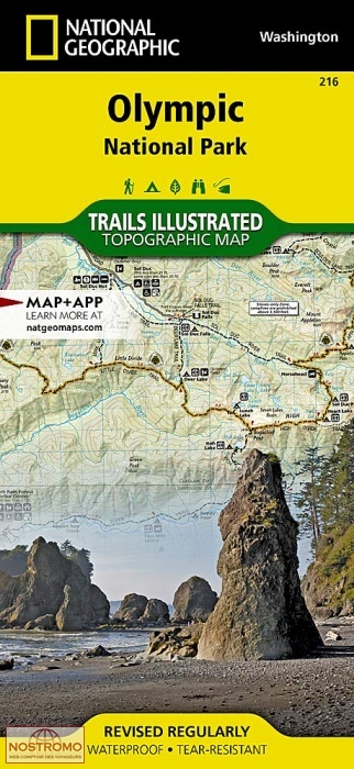 OLYMPIC NATIONAL PARK | carte de randonnée National Geographic