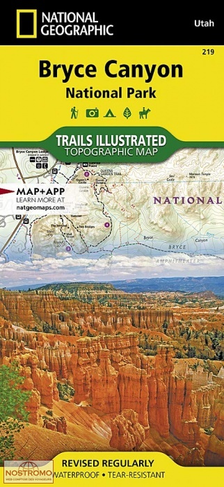 BRYCE CANYON NATIONAL PARK | National Geographic hiking map