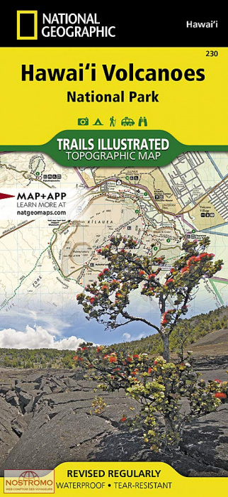 HAWAII VOLCANOES NATIONAL PARK | National Geographic hiking map