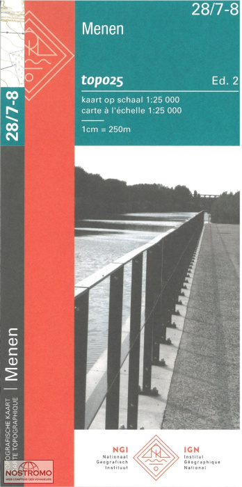 28/7-8 MENEN | NGI/IGN topographical map