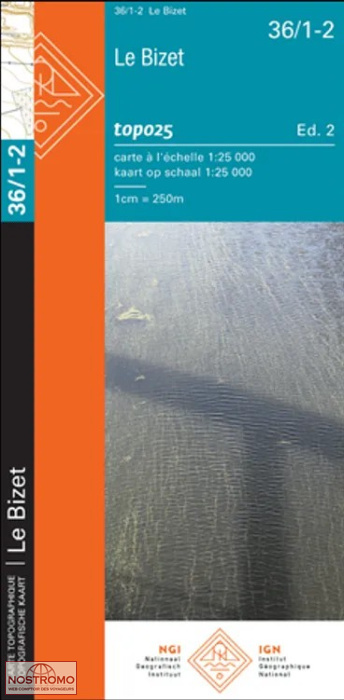 36/1-2 LE BIZET | NGI/IGN topographical map