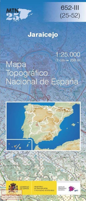652-3 JARAICEJO | CNIG topographical map