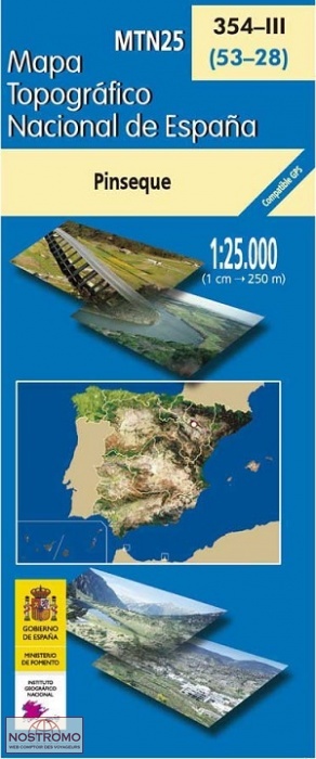 354-3 PINSEQUE | carte topographique CNIG