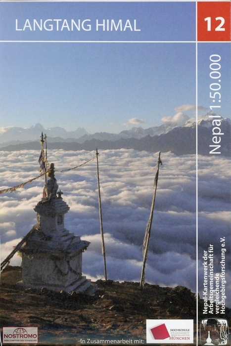LANGTANG 12 | carte topographique Nepal Kartenwerk-Schneider