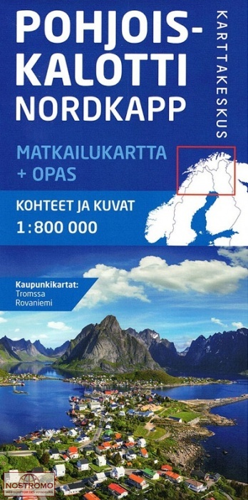 SCANDINAVIE NORD - CAP NORD | carte touristique Karttakeskus