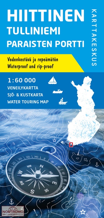 HIITINEN - TULLINIEMI - PARAISTEN PORTTI | carte de tourisme nautique Karttakeskus