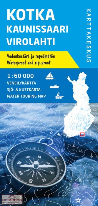 KOTKA - KAUNISSAARI - VIROLAHTI | carte de tourisme nautique Karttakeskus