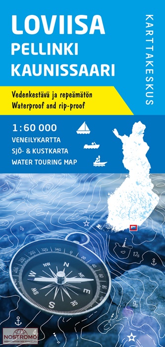 LOVIISA - PELLINKI - KAUNISAARI | carte de tourisme nautique Karttakeskus