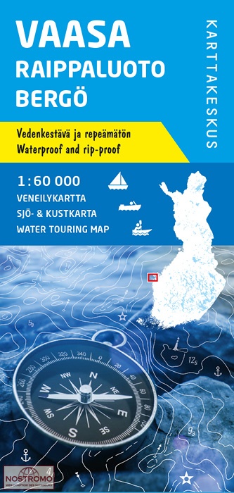 VAASA - RAIPPALUOTO - BERGÖ | Karttakeskus water touring map