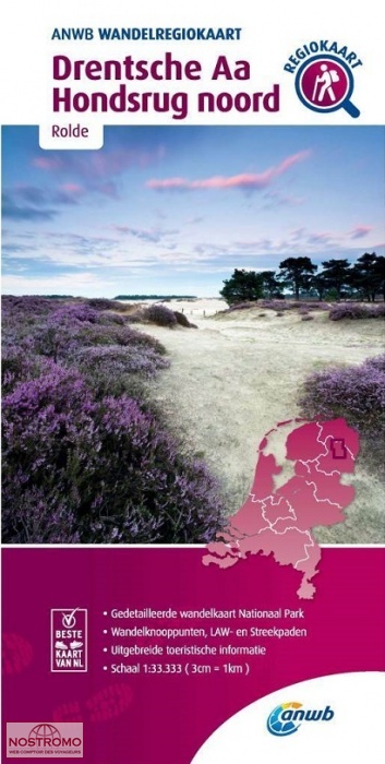 DRENTSCHE AA - HONDSRUG NOORD | ANWB hiking map