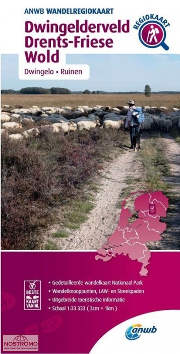 DWINGELDERVELD - DRENTS FRIESE WOLD | ANWB hiking map