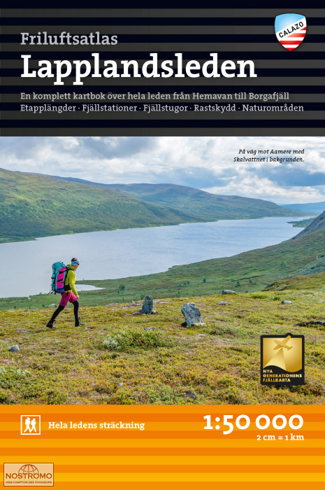 LAPPLANDSLEDEN | Calazo hiking maps atlas