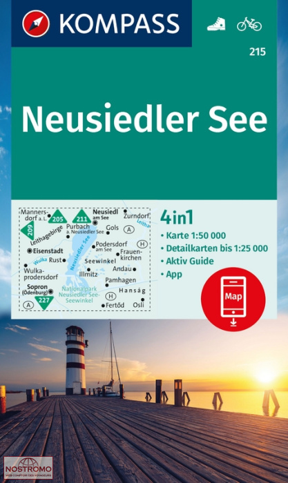 NEUSIEDLER SEE 215 | Kompass hiking map