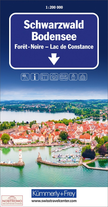 SCHWARZWALD - BODENSEE | Kummerly+Frey road map