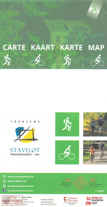 STAVELOT - FRANCOCHAMPS | NGI/IGN hiking map