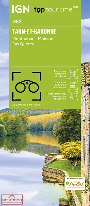 D82 TARN-ET-GARONNE | IGN travel map