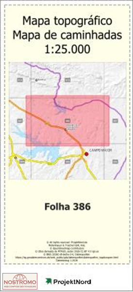 386 DEGOLADOS (CAMPO MAIOR) | carte topographique Projektnord
