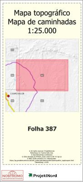 387 OUGUELA LESTE | carte topographique Projektnord