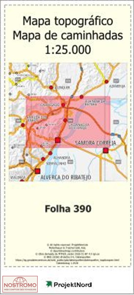 390 VILA FRANCA DE XIRA | carte topographique Projektnord