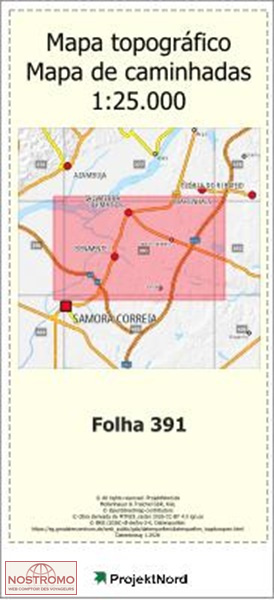 391 BENAVENTE | carte topographique Projektnord