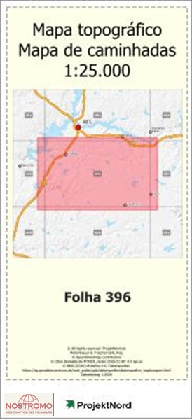 396 CASA BRANCA (SOUSEL) | carte topographique Projektnord