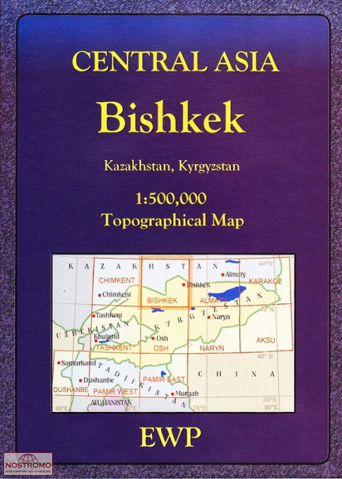 BISHKEK | carte topographique EWP