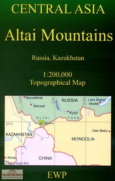 MONTS ALTAÏ | carte topographique EWP