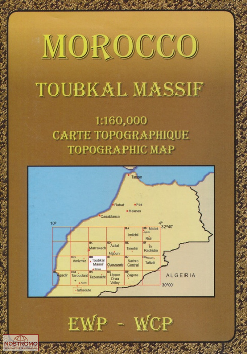 MASSIF DU TOUBKAL | carte topographique EWP