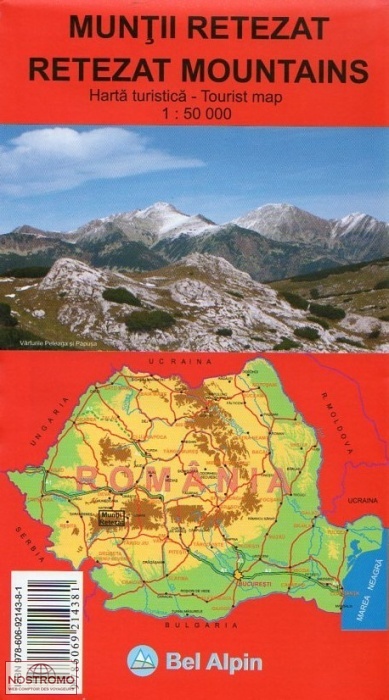 MUNTII RETEZAT | Bel Alpin hiking map