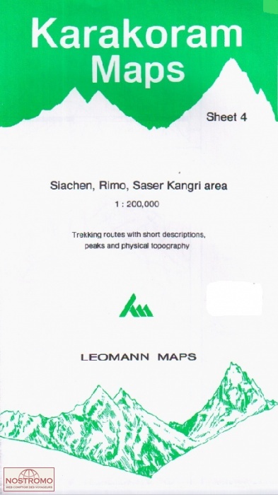 4 KARAKORAM | Leomann topographical map