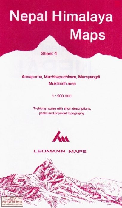 4 NEPAL HIMALAYA | Leomann topographical map