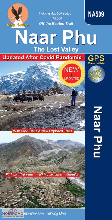 NAAR PHU - THE LOST VALLEY - NA 509 | Nepamaps trekking map
