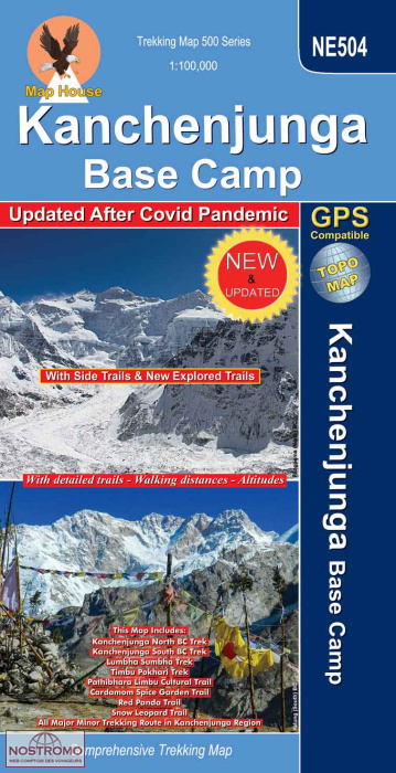 KANCHENJUNGA - NE 504 | Nepamaps trekking map