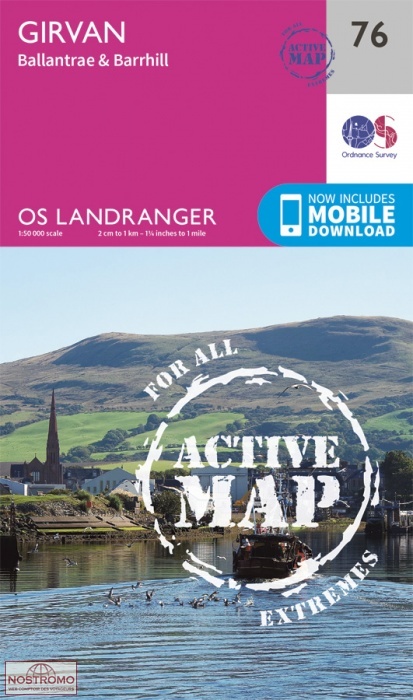 076 GIRVAN - BALLANTRAE & BARRHILL | OS hiking map