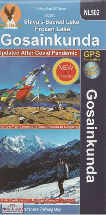 GOSAINKUNDA : TREK TO SHIVA'S SACRED LAKE - NL 502 | Nepamaps trekking map