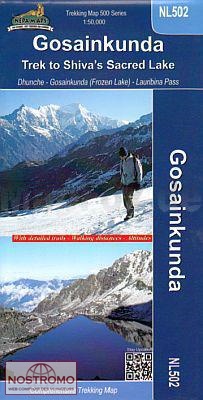 GOSAINKUNDA : TREK TO SHIVA'S SACRED LAKE - NL 502 | Nepamaps trekking map