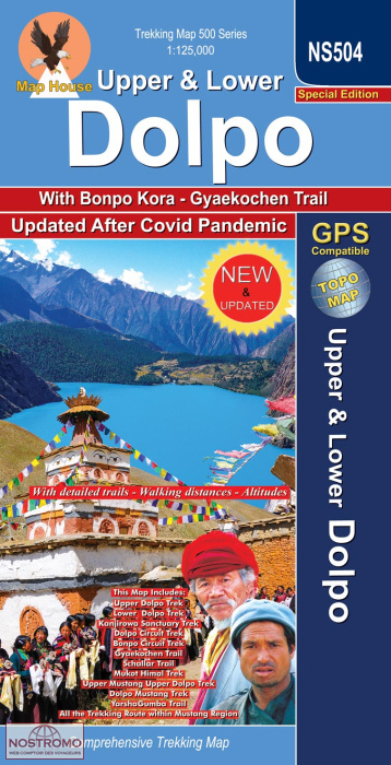 UPPER & LOWER DOLPO - NS 504 | Nepamaps trekking map