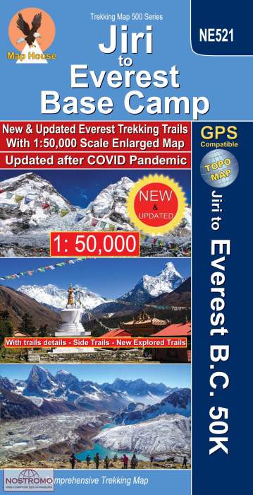JIRI TO EVEREST BASE CAMP - NE 521 | Nepamaps trekking map