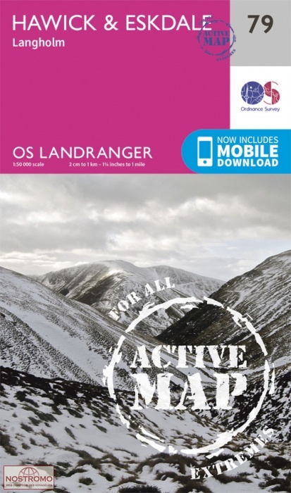 079 HAWICK & EKDALE - LANGHOLM | OS hiking map