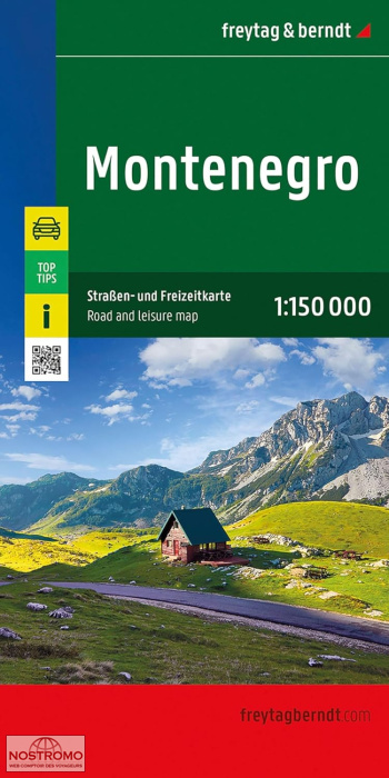 MONTÉNÉGRO | carte routière Freytag & Berndt