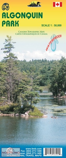 ALGONQUIN PARK |  carte topographique ITMB